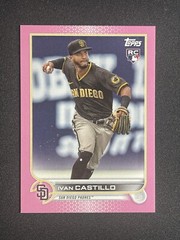 Ivan Castillo /25 2022 Topps Mini Pink #140 Rookie RC San Diego Padres