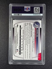 2025 Bowman Chrome 1st #CPA-JG John Gil Auto Speckle #/299 PSA 9 Braves