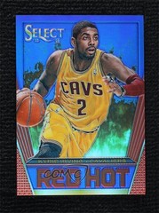 2013-14 Panini Select Red Hot Blue Prizm 45/49 Kyrie Irving #23 7ba