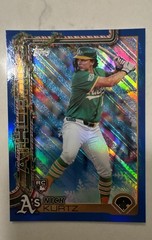 2025 Topps Holiday – Nick Kurtz #H40 Holiday Blue Metallic Glitter (RC)