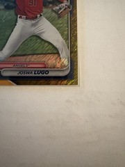 2024 Bowman Chrome Joswa Lugo Gold Shimmer Refractor 1st /50 Angels