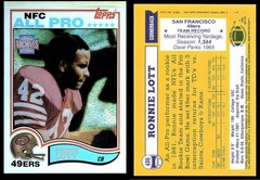 2001 Topps Archives Reserve Chrome #486 RONNIE LOTT San Francisco 49ers HOF NM