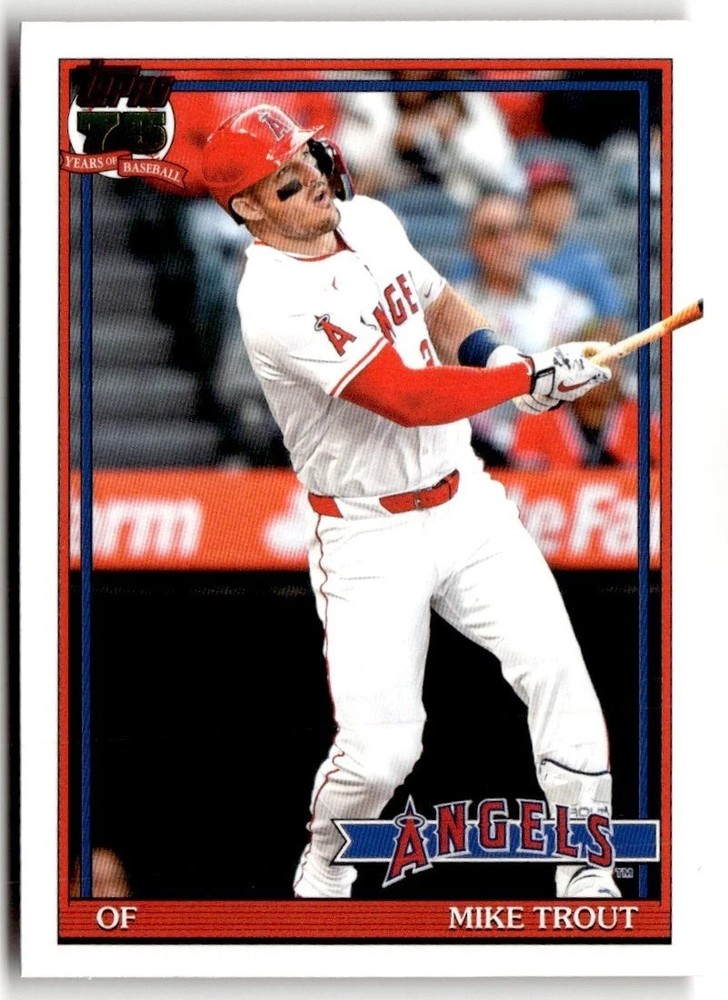 2026 Topps Series 1 1991 Topps Mike Trout #T91-1
