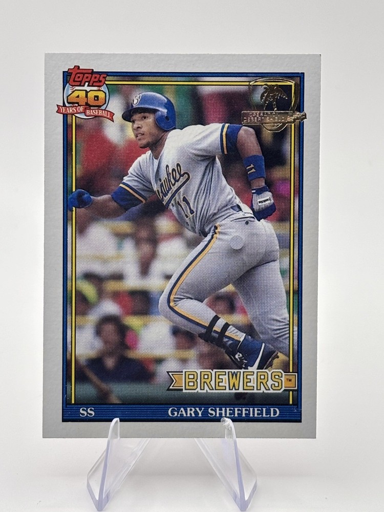 1991 Topps – Gary Sheffield #68 Operation Desert Shield