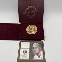 Cal Ripken Jr Highland Mint Magnum Series Bronze 4.3 Ounce Coin #493 of 3000