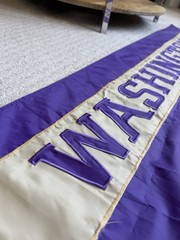 University of Washington UW Huskies Flag – Purple & Gold – Large Flag 3ft x 5ft