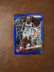 2025 Panini Prizm WNBA #10 Aari McDonald Blue Velocity Prizm Indiana Fever M/NM