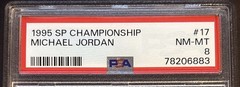 1995-96 SP Championship Series – Michael Jordan #17 PSA 8 Bulls HOF