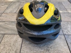 GIRO Black and Yellow Helmet, LIVE STRONG 2011 Adult