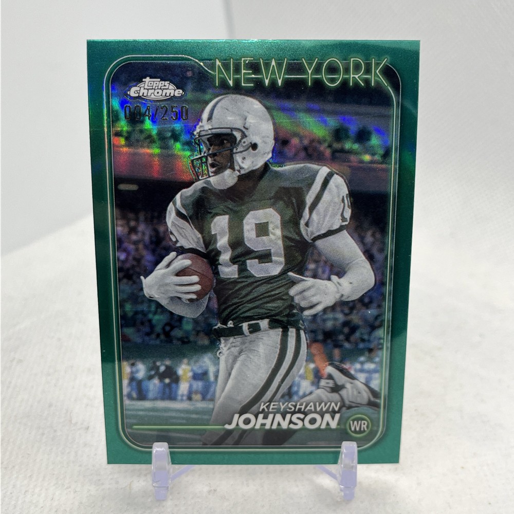 2024 Topps Chrome #147 Keyshawn Johnson Teal Refractor /250 COLOR MATCH