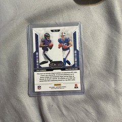 Zay Flowers / Dalton Kincaid Rookie 2023 Contenders Round Numbers Green #/75