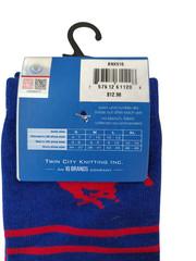 Southern Methodist University SMU Mustangs Ankle Game Crew Socks Women 4-7 SMALL