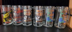 2 PC 20oz Mugs Cowboys/Eagles Mon Night FB OCT.05.1992 Twin Bowl EXCALIBUR party
