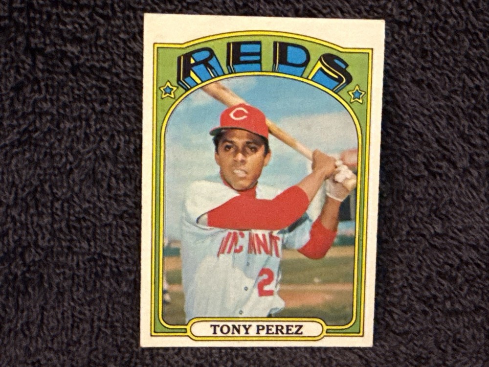 VINTAGE 1972 Topps #80 Tony Perez Card, Cincinnati Reds, NM+ BEAUTY!