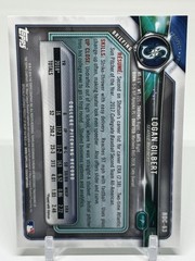 Logan Gilbert 2018 1st Bowman Chrome BD-63 Seattle Mariners SIGNED