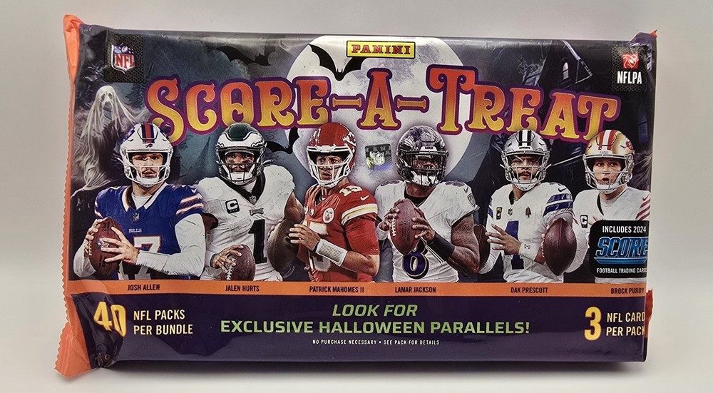 2024 Panini NFL Score-A-Treat Football Halloween Bundle Bag – 40 Packs