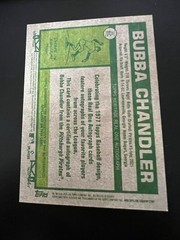 2026 Topps Heritage #ROA-BC Bubba Chandler Real One Autographs