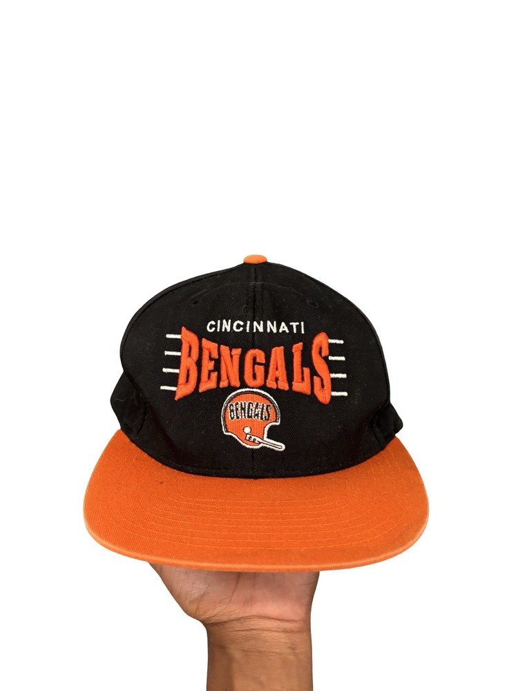 Mitchell & Ness Cincinnati Bengals black orange NFL cap hat