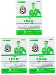 RAFAEL MARQUEZ – T H R E E 2017 PANINI NOBILITY CHAMPIONSHIP CALIBER 4 – #28