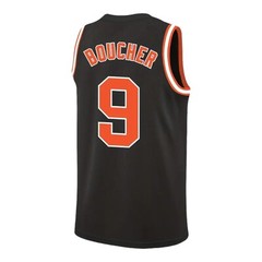 The Waterboy Bobby Boucher #9 Basketball Jersey Adam Sandler Black X-LARGE XL