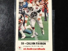 1985 Law Enforcement Agency Calvin Favron St. Louis Cardinals Tips