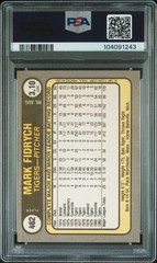 1981 Fleer Mark Fidrych #462 PSA A Auto 9