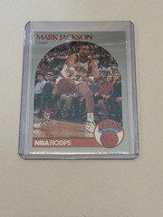 1990-91 NBA Hoops Mark Jackson #205 Menendez Brothers New York Knicks Card