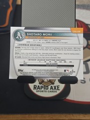 2025 Bowman Chrome – Prospect Autographs Shotaro Morii #CPA-SM (AU, RC) Clean