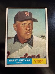 1961 Topps #546 Marty Kutyna VG CREASE