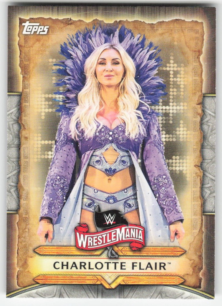 2020 Topps Road to WrestleMania WrestleMania Roster Charlotte Flair #WM-19