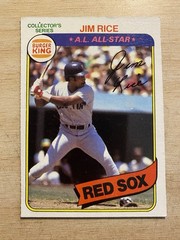 1980 Topps Burger King Pitch, Hit & Run #20 Jim Rice HOF