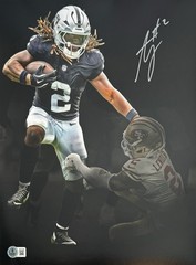 ASHTON JEANTY SIGNED LAS VEGAS RAIDERS 11×14 PHOTO BECKETT COA 4W181383