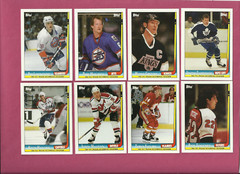1991-92 TOPPS TEAM SCORING LEADERS GLOSSY INSERT SET