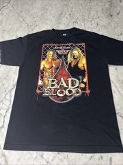 World Wrestling Entertainment Bad Blood Kevin Nash vs Triple H Shirt M Rare
