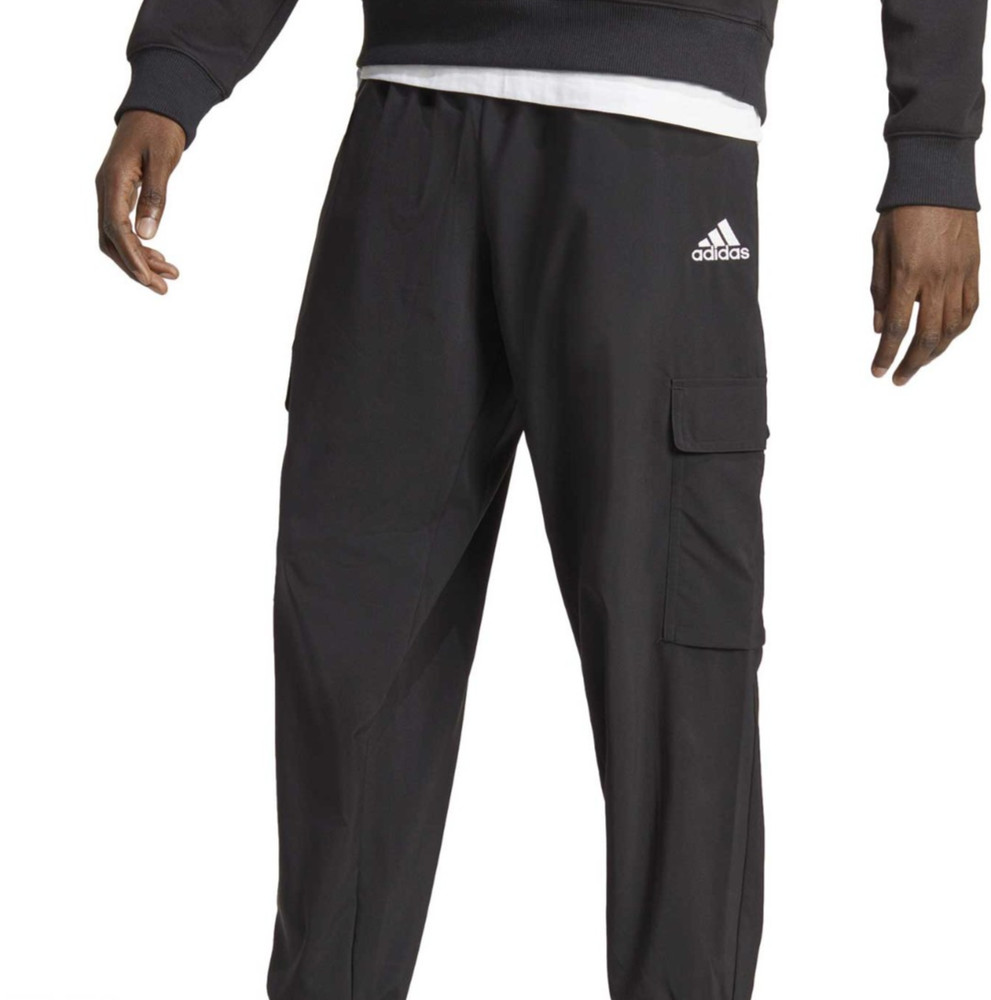 Adidas x KU Jayhawks Collegiate Pants Men&rsquo;s Size XL Black Woven Cargo Jogger