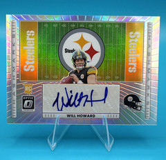 Panini 2025 Donruss Optic Will Howard Hash Marks Prizm Auto RC #HM-WH