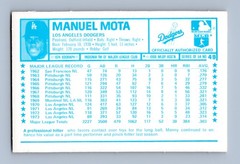 1974 Kellogg&rsquo;s 3-D Super Stars #49 Manny Mota, Cracks