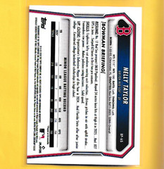 2026 Bowman Prospects Orange #BP65 Nelly Taylor #17/25 1ST