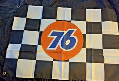 Nascar 24 x 36 Union 76 Flag New in Package Ready to display or Get Drivers Auto