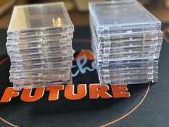Lot Of 20 Used Magnetic Hard Plastic Case Card Mags Holders Various Sizes