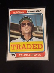Craig Robinson 1974 Topps Baseball Traded NM-MT Braves 23T