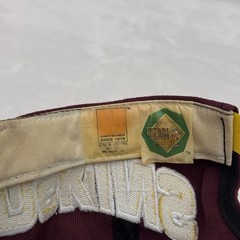 VTG 90s NFL Washington Redskins Split Colorblock SnapBack Hat American Needle