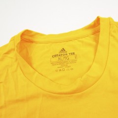 Wyoming Cowboys adidas Short Sleeve Shirt Men&rsquo;s Yellow Used XLT