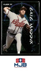 1997 Fleer Greg Maddux Soaring Stars Glowing #8