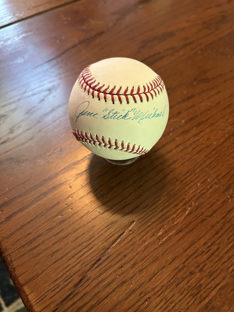Gene “Stick” Michaels New York Yankees Signed Original MLB Baseball