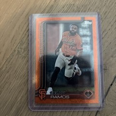 2025 Topps Heliot Ramos Orange Holo Foil /25 SF Giants #527 Color Match!