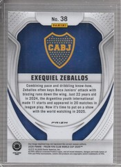 2025 Panini Prizm FIFA Club World Cup #38 Exequiel Zeballos