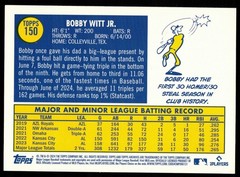 Bobby Witt Jr. – 2024 Topps Archives Black Foilboard #150 FREE SHIPPING!!