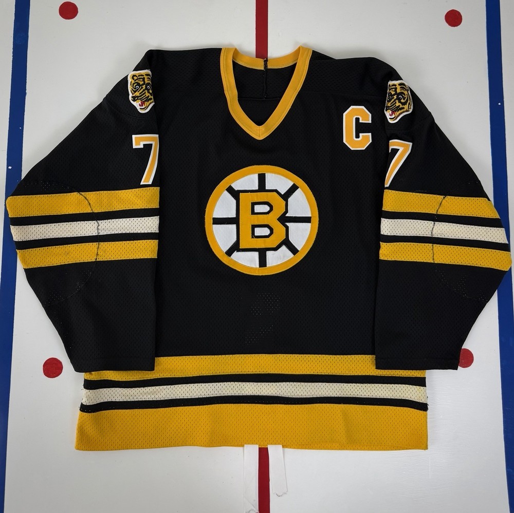 Raymond Bourque Authentic Boston Bruins 1985-86 Vintage NHL Hockey Jersey CCM 50