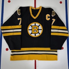 Raymond Bourque Authentic Boston Bruins 1985-86 Vintage NHL Hockey Jersey CCM 50